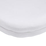 John Lewis John Lewis GOTS Organic Cotton Fitted Pram/Crib Sheet, White, Pack of 2- Buy online at McGrocer