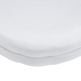 John Lewis white fitted pram crib sheet, pack of 2, UK version