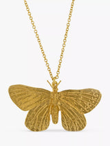 John Lewis Alex Monroe Butterfly Pendant Necklace Gold 45cm- Buy online at McGrocer
