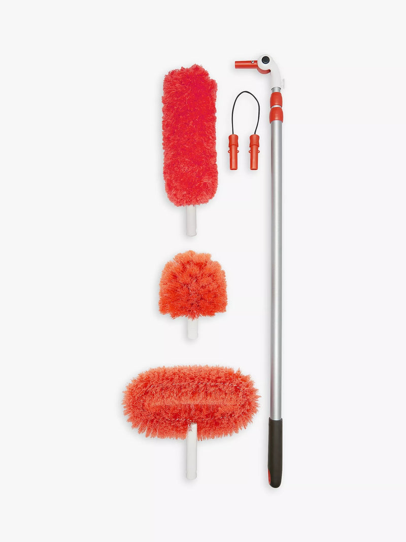 OXO Good Grips long reach duster with pivoting head, imported from the UK