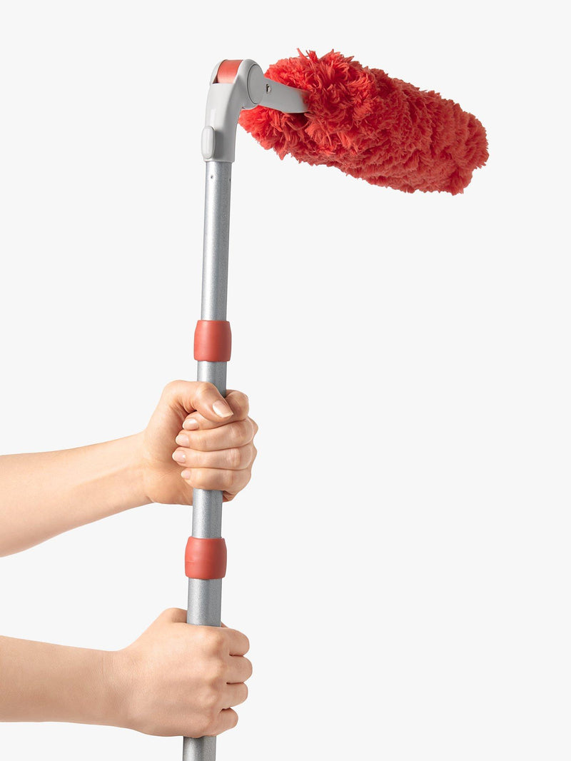 OXO Good Grips long reach duster with pivoting head, imported from the UK