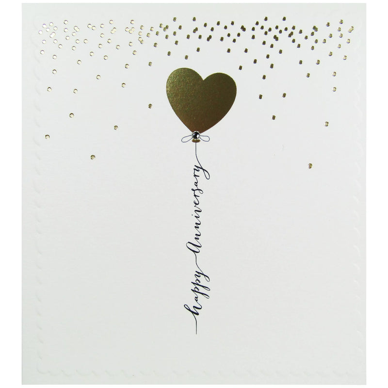 The Proper Mail Company anniversary balloon greeting card, UK version