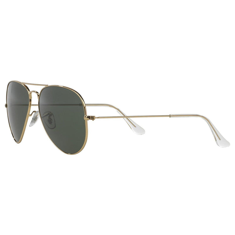 Ray-Ban RB3025 Aviator sunglasses black frame glass lenses, imported from the UK