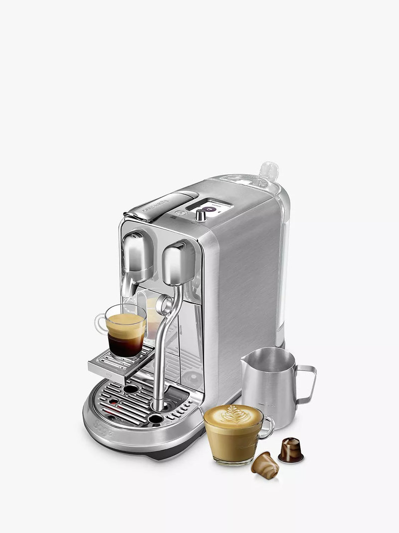 Sage Nespresso Creatista Plus coffee machine, imported from the UK