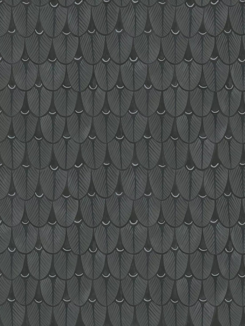 Cole & Son wallpaper with watercolour geometric design inspired by Narina bird - British product