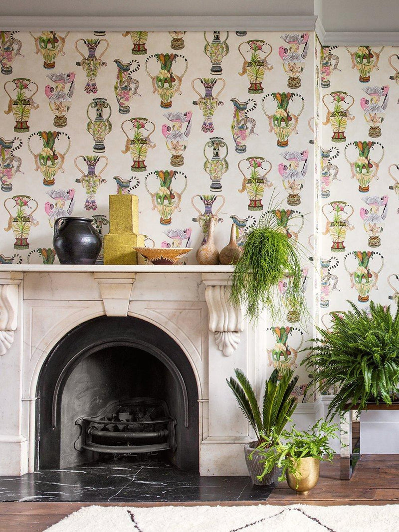 Cole & Son Khulu Vases Wallpaper (British brand)