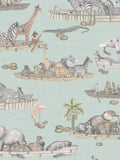 Cole & Son Zambezi wallpaper animal boats - British product