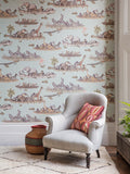 Cole & Son Zambezi wallpaper animal boats - British product