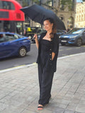 Fulton storm umbrella black (British brand)