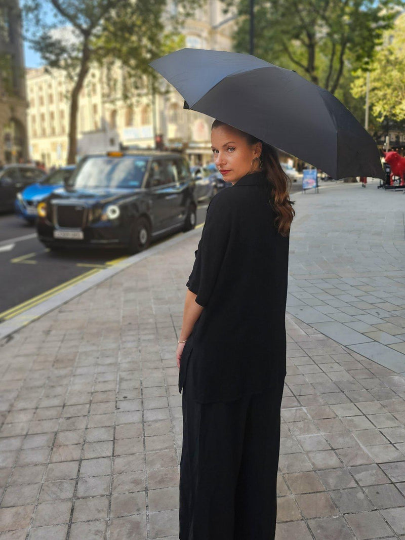 Fulton storm umbrella black (British brand)