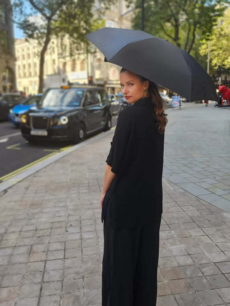Fulton storm umbrella black (British brand)