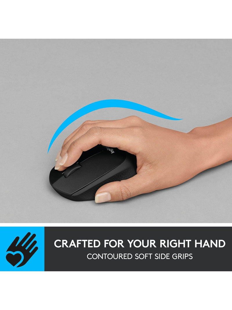 Logitech M330 Silent Plus wireless mouse, UK version