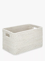 John Lewis John Lewis Modern Country Rattan Storage Basket, 20 x 35 x 22cm- Buy online at McGrocer