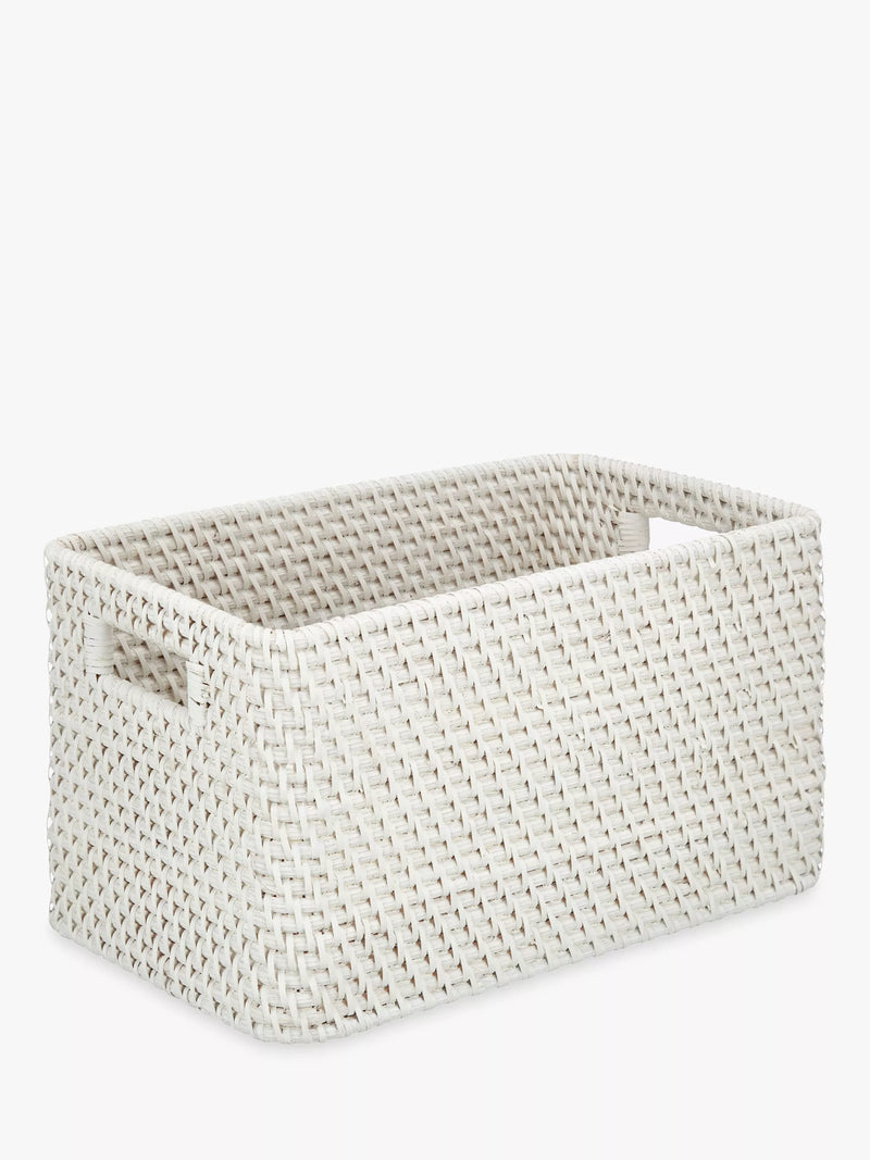 John Lewis Modern Country rattan basket (British brand)