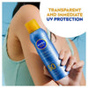 NIVEA SUN Cooling Suncream Mist SPF50 200ml, imported from the UK