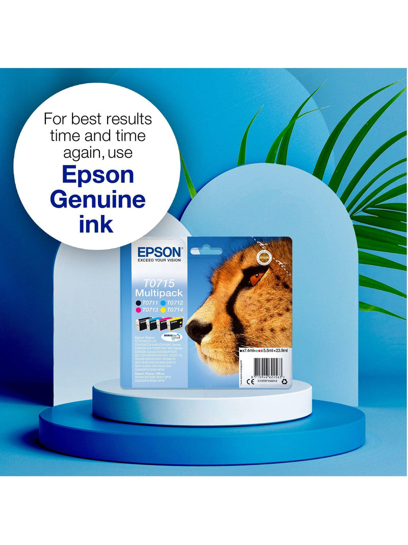 Epson T0715 ink multipack 4 cartridges, imported from the UK