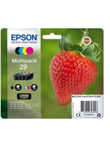 John Lewis Epson Strawberry 29 Inkjet Cartridge Multipack, 4 Pack- Buy online at McGrocer