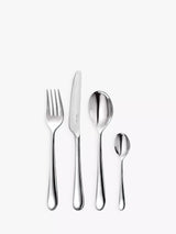 John Lewis Robert Welch Kingham Bright Stainless Steel Cutlery Set 24 Piece 6 Place Settings- Buy online at McGrocer