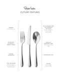 Robert Welch Kingham Bright cutlery set 24 piece - British product