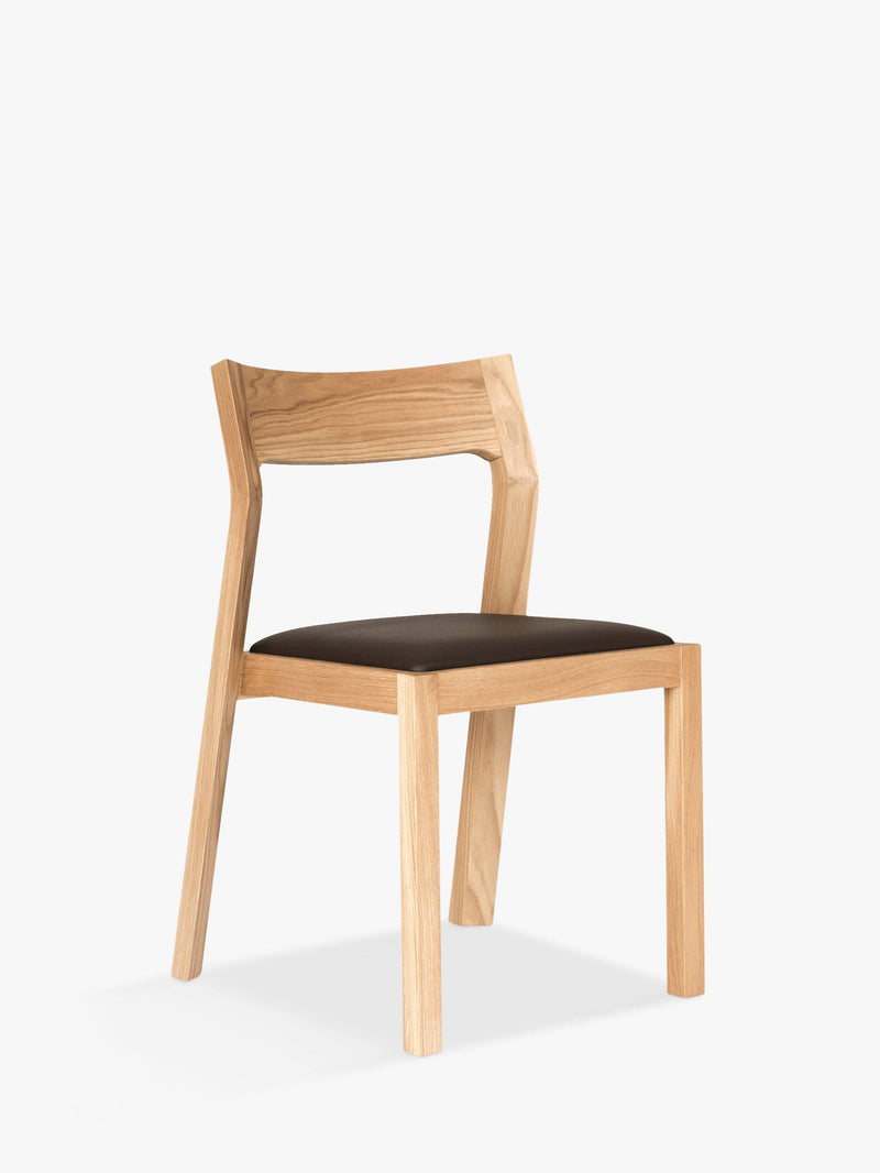 Case Profile dining chair oak leather seat, UK version