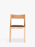 Case Profile dining chair oak leather seat, UK version
