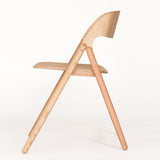 Case Narin folding chair oak - British product