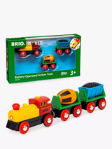 John Lewis BRIO World Battery Operated Action Train Set FSC-Certified Beech Wood- Buy online at McGrocer