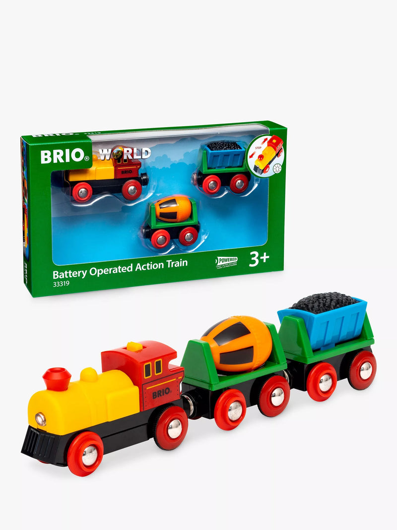 BRIO battery operated action train - British product