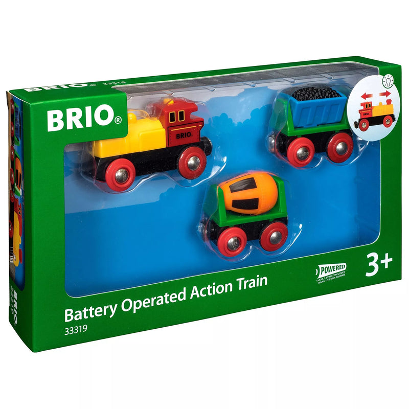 BRIO battery operated action train - British product