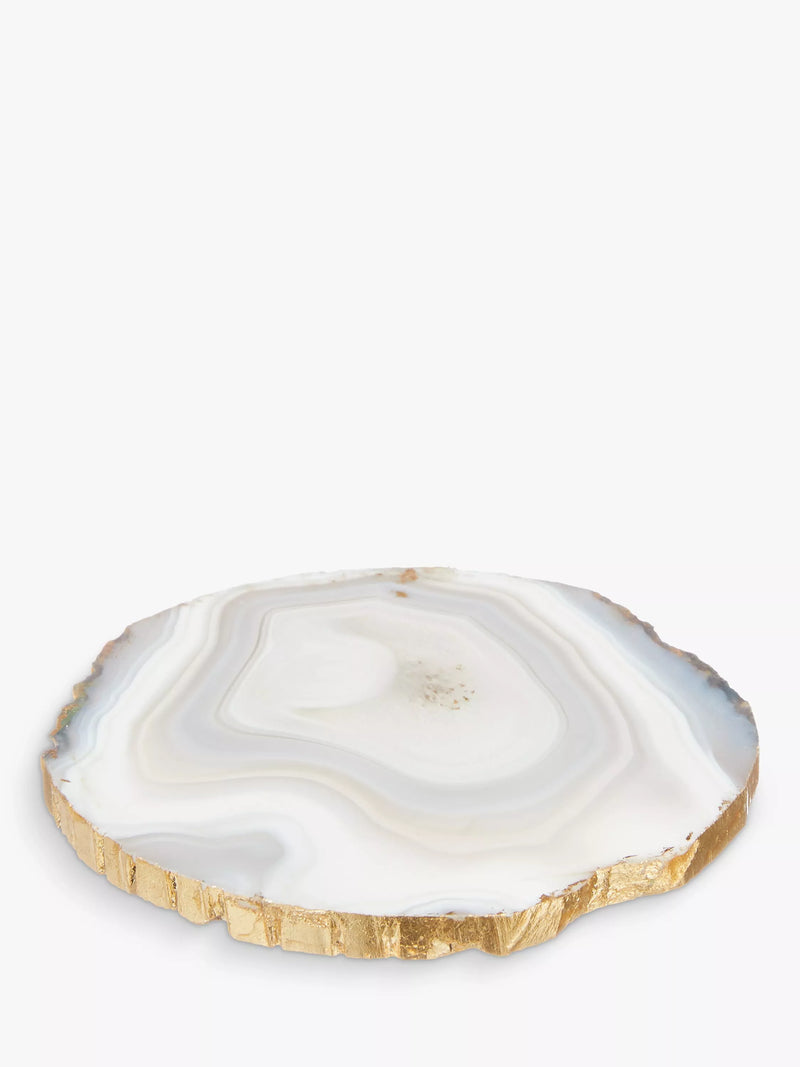 John Lewis agate coasters set of 4 assorted colours, UK version
