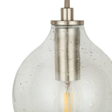 John Lewis Selsey hand-blown blue glass wall light, imported from the UK