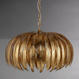 John Lewis Montserrat Leaf Ceiling Light in gold, imported from the UK