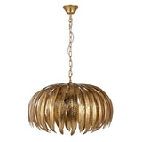 John Lewis Montserrat Leaf Ceiling Light in gold, imported from the UK