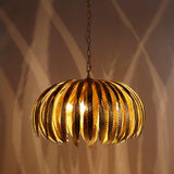 John Lewis Montserrat Leaf Ceiling Light in gold, imported from the UK