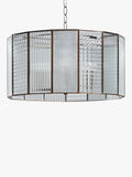 John Lewis Rhea ceiling pendant antique brass 3-light, imported from the UK
