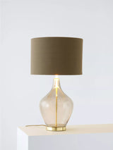 John Lewis John Lewis Ursula Glass Table Lamp- Buy online at McGrocer
