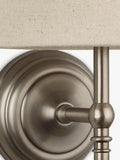 John Lewis Isabel wall light pewter finish slimline (British brand)