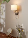 John Lewis Isabel wall light pewter finish slimline (British brand)