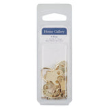 John Lewis Frank Shaw Large & Small Brass Plated D Rings, Pack of 8- Buy online at McGrocer