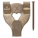 Frank Shaw picture hooks brass headed pins pack of 6, imported from the UK
