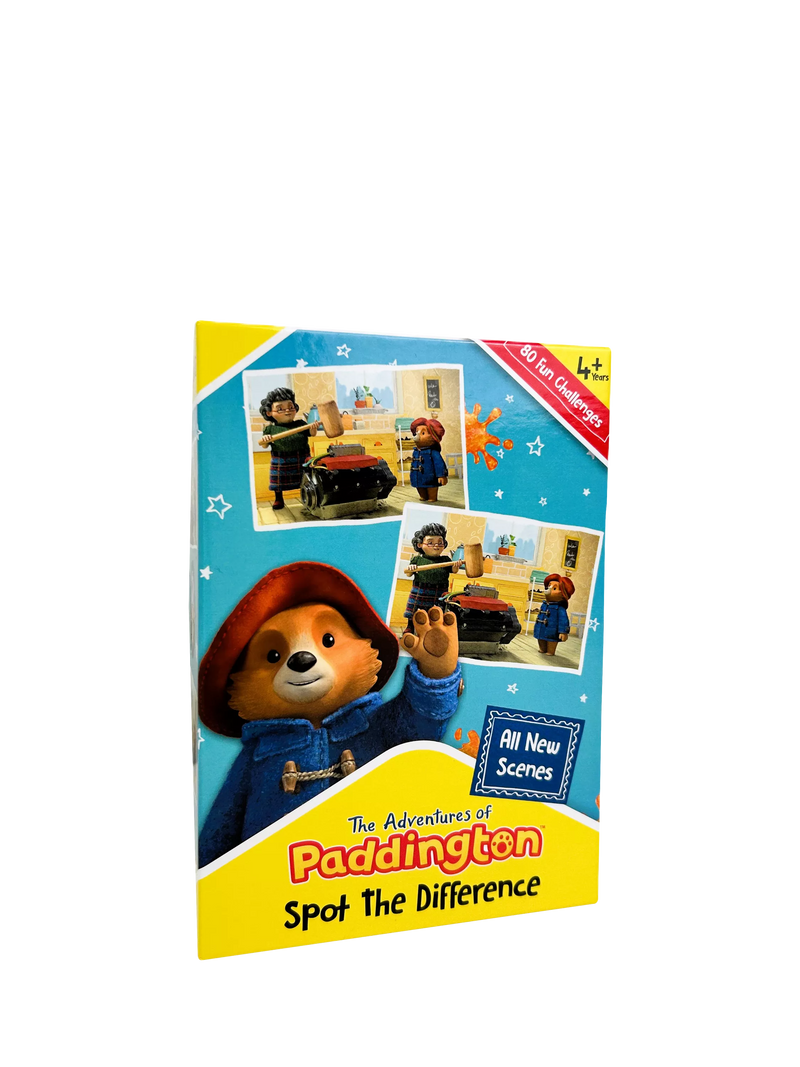 Paddington Bear spot the difference card game - British product
