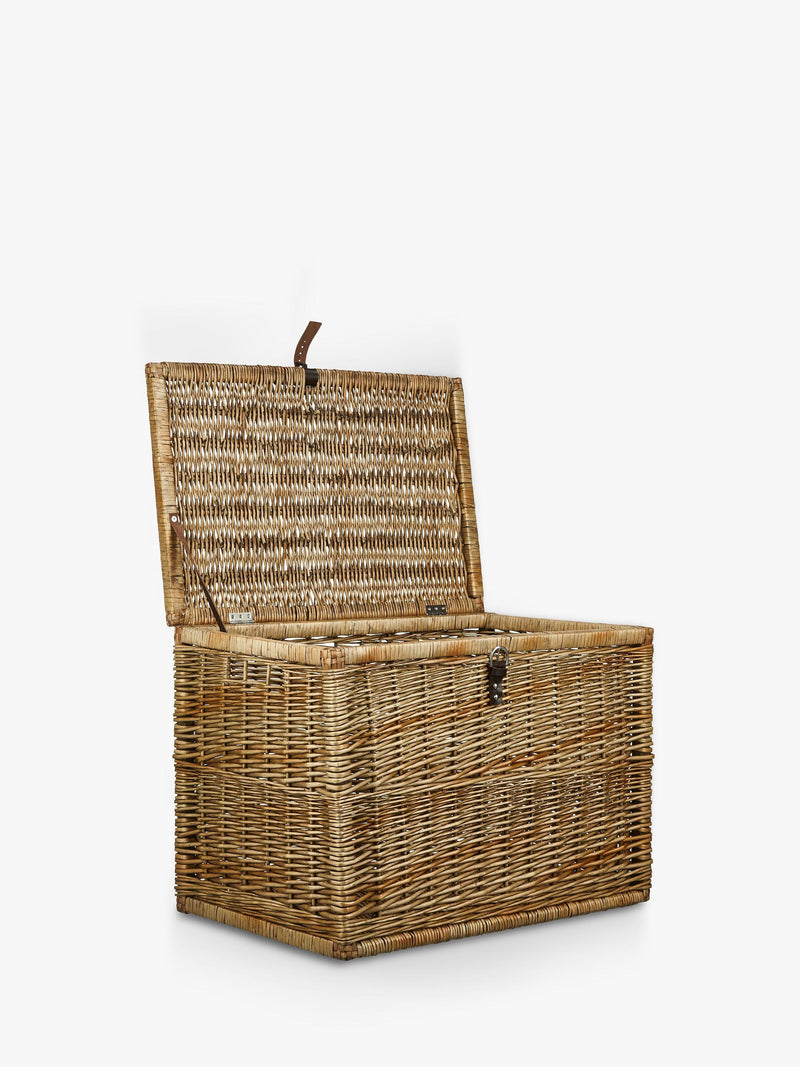 John Lewis Modern Country woven trunk with leather strap (British brand)