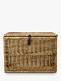 John Lewis Modern Country woven trunk with leather strap (British brand)