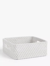 John Lewis John Lewis Modern Country Rattan Shallow Basket- Buy online at McGrocer