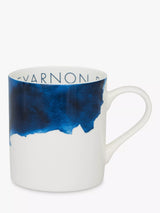 John Lewis Rick Stein Coves of Cornwall Treyarnon Bay Mug, Blue/White, 300ml- Buy online at McGrocer