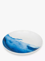 John Lewis Rick Stein Coves of Cornwall Constantine Bay Serving Dish Blue/White 32cm- Buy online at McGrocer