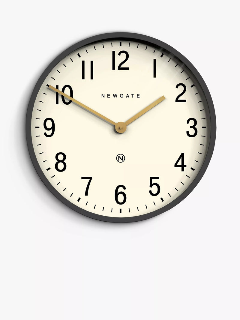 Newgate Clocks Mr Edwards wall clock moonstone grey 45cm (British brand)