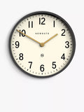 Newgate Clocks Mr Edwards wall clock moonstone grey 45cm (British brand)