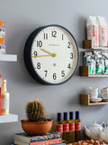 Newgate Clocks Mr Edwards wall clock moonstone grey 45cm (British brand)