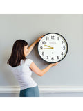 Newgate Clocks Mr Edwards wall clock moonstone grey 45cm (British brand)